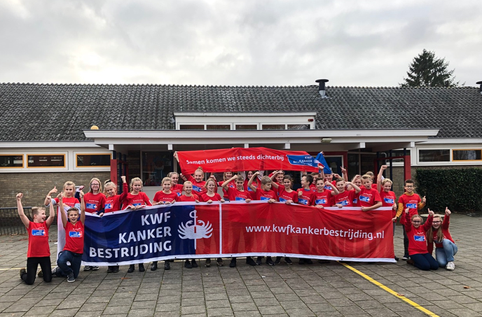 School staat op tegen kanker; twee juffen ernstig ziek - Foto: Eigen geleverde foto