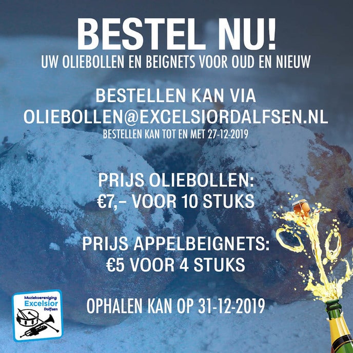 Muzikale oliebollen, ook dit jaar weer - Foto: Eigen geleverde foto