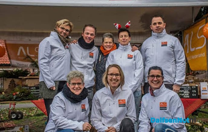 Team ALS op de boerenmarkt - Foto: Ingezonden foto