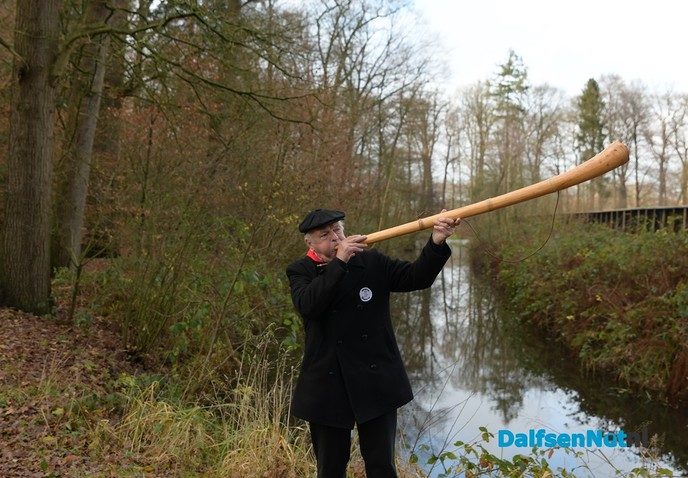 Midwinterhoornbloasgroep Dals’n bij Huize den Berg - Foto: Johan Bokma