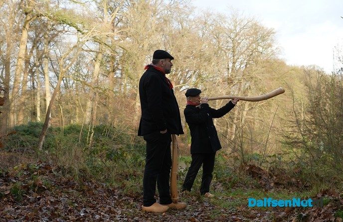 Midwinterhoornbloasgroep Dals’n bij Huize den Berg - Foto: Johan Bokma