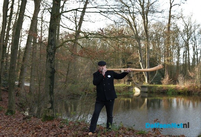 Midwinterhoornbloasgroep Dals’n bij Huize den Berg - Foto: Johan Bokma