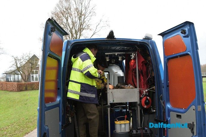 Vismigratie onderzocht, vandaag een kwabaal uit de Vecht - Foto: Johan Bokma