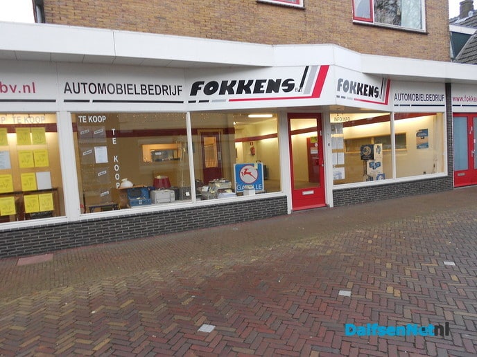 En toen was de autowinkel leeg