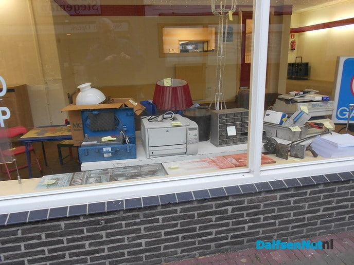 En toen was de autowinkel leeg