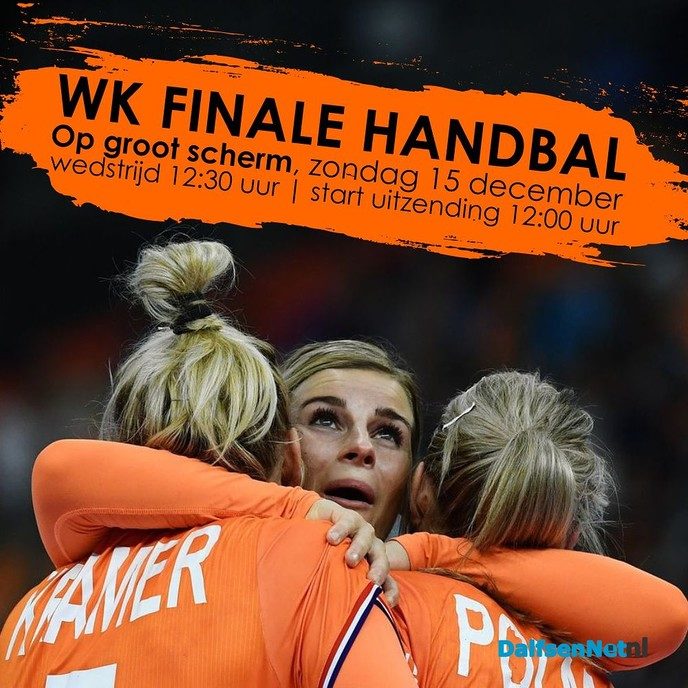 WK finale handbal op groot scherm in Trefkoele+ - Foto: Ingezonden foto
