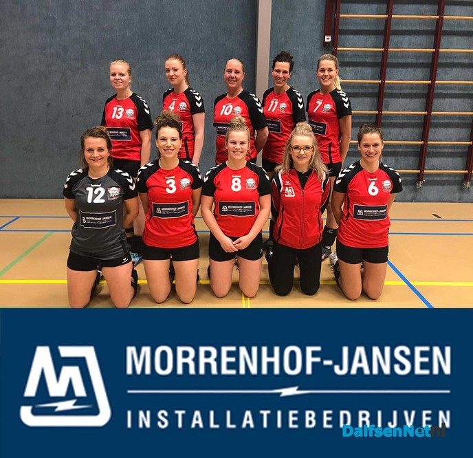 Ouvol Dames 1 Morrenhof Jansen, kruipt langzaam omhoog in ranking - Foto: Ingezonden foto