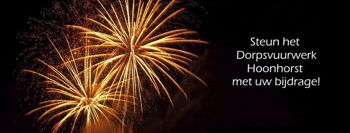 Steun het Dorpsvuurwerk Hoonhorst met uw bijdrage - Foto: Eigen geleverde foto