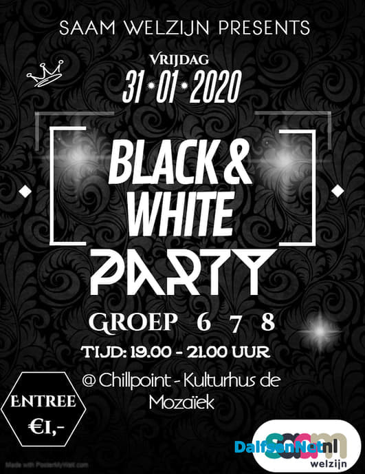 Kinderdisco Black & White Party - Foto: Ingezonden foto