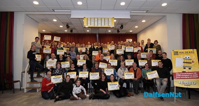 Feestelijke prijsuitreiking Vul de kas Jumbo Kamphuis - Foto: Johan Bokma