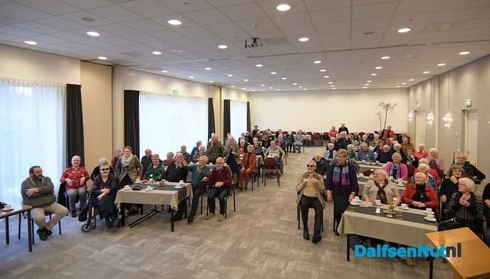 Nieuwjaarsbijeenkomst Zonnebloem afdeling Dalfsen - Foto: Johan Bokma