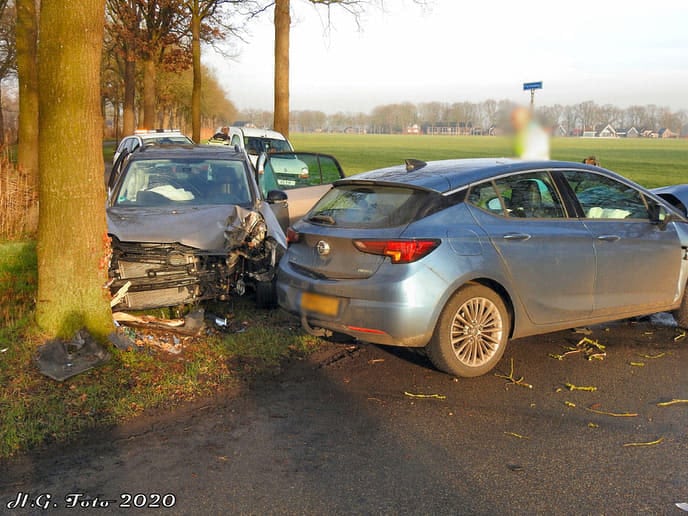 Aanrijding met letsel Middeldijk / Bliksweg