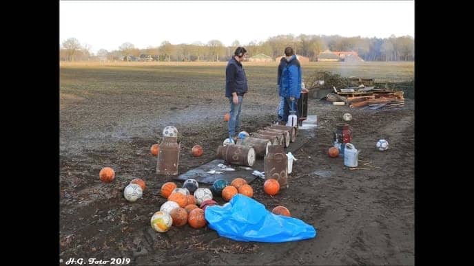 Foto impressie carbid schieten regio Dalfsen