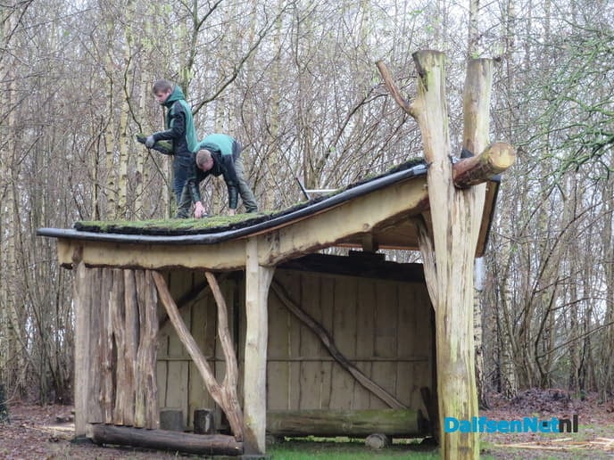 Schuilhut “De Kapelle” vrijwel gereed - Foto: Wim