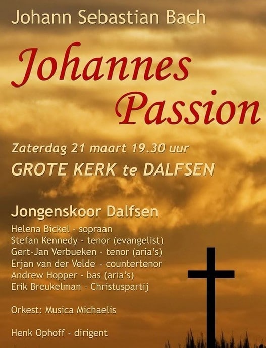 Johannes Passion door Jongenskoor Dalfsen - Foto: Eigen geleverde foto