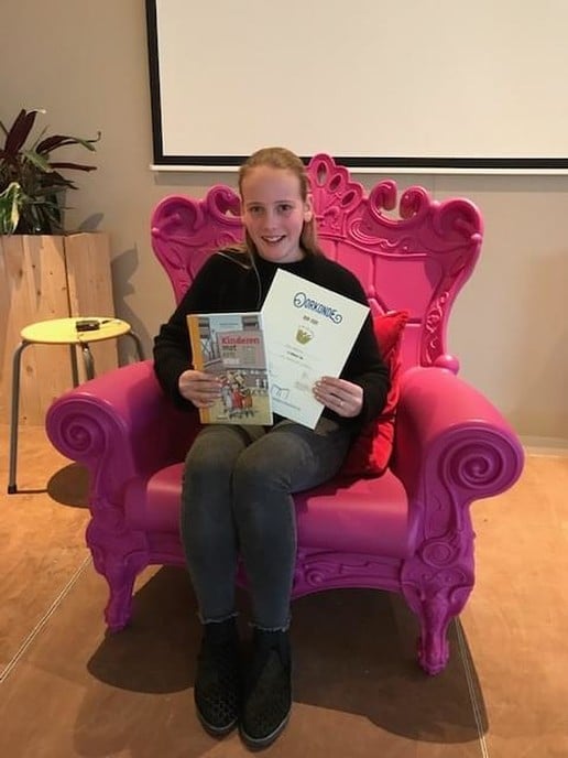 Noortje en Noa winnen voorleeswedstrijd gemeente Dalfsen-Nieuwleusen!