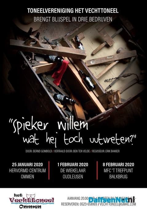 Plattelandsstuk Vechttoneel zaterdag in Première - Foto: Ingezonden foto
