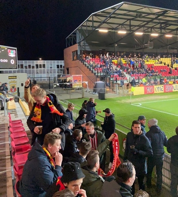 Dalfsen goed vertegenwoordigd bij Go Ahead Eagles – NEC - Foto: Ingezonden foto