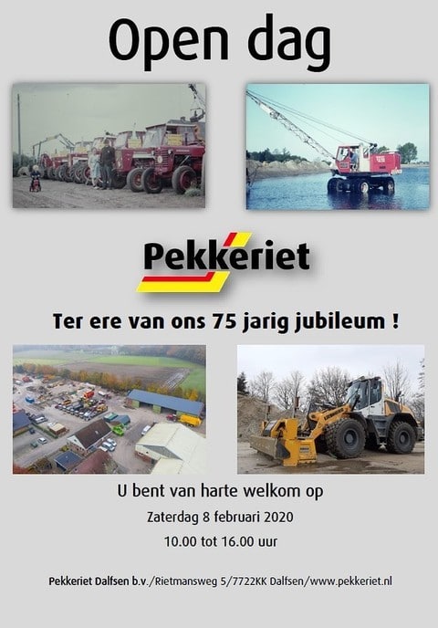 Mis het niet! de open dag bij Pekkeriet