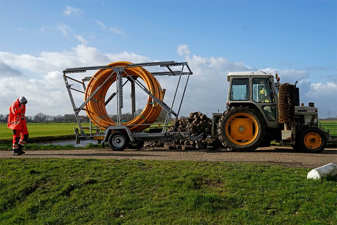 Werkzaamheden aan De Bese zijn begonnen - Foto: Paul Scholten