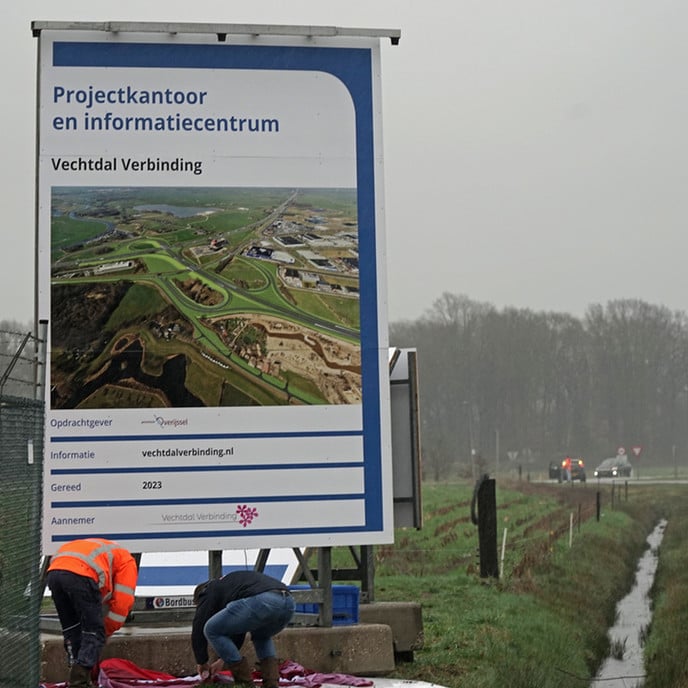Officiële aftrap werkzaamheden Vechtdal Verbinding - Foto: Paul Scholten