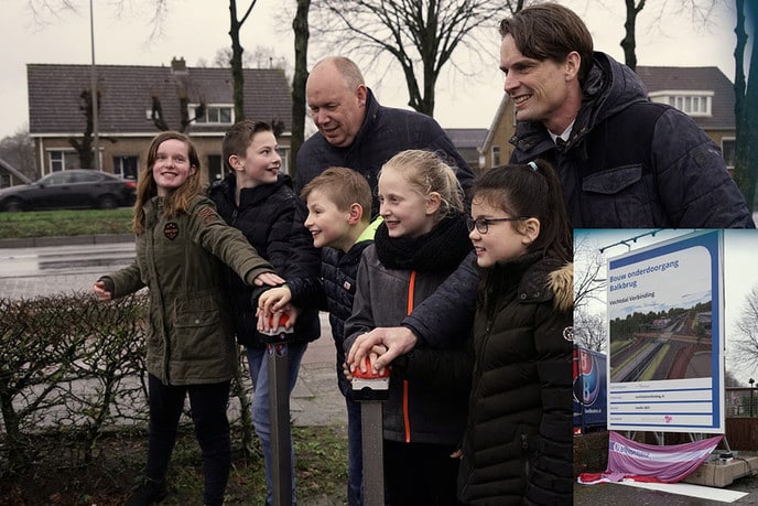 Officiële aftrap werkzaamheden Vechtdal Verbinding - Foto: Paul Scholten