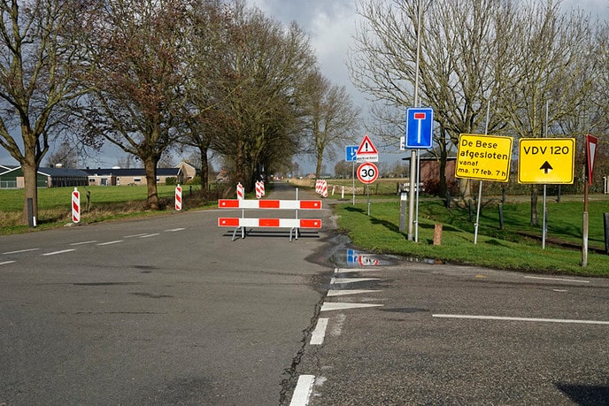 Werkzaamheden aan De Bese zijn begonnen - Foto: Paul Scholten