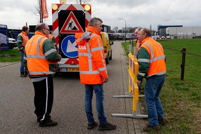 Veiligheid werken aan de weg - Foto: Paul Scholten