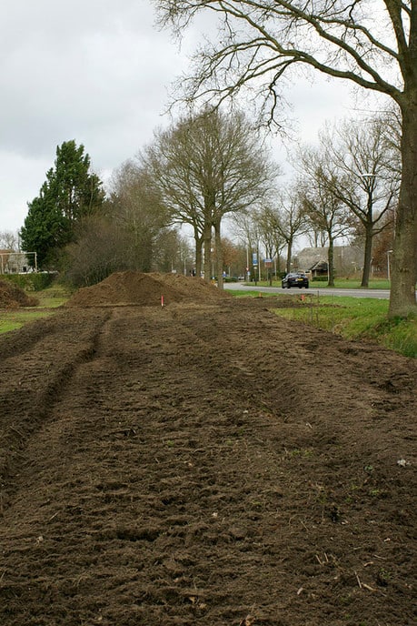 Enkele foto’s van het bouwrijp maken - Foto: Paul Scholten