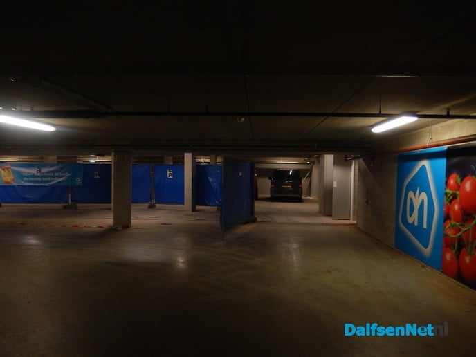 Nieuw stuk parkeerkelder in gebruik