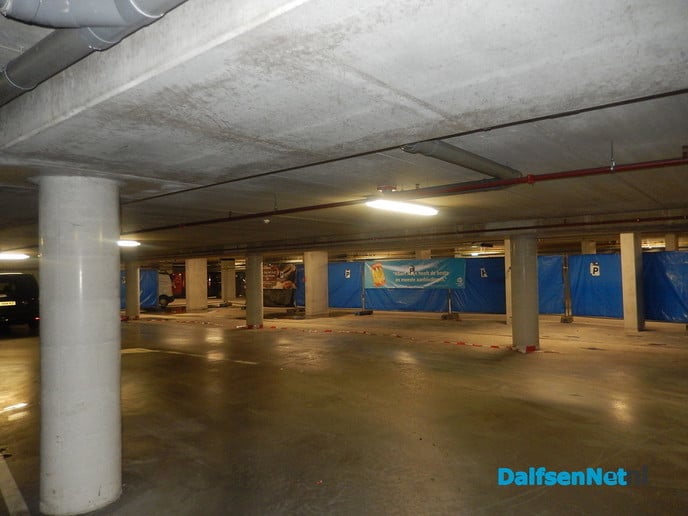 Nieuw stuk parkeerkelder in gebruik