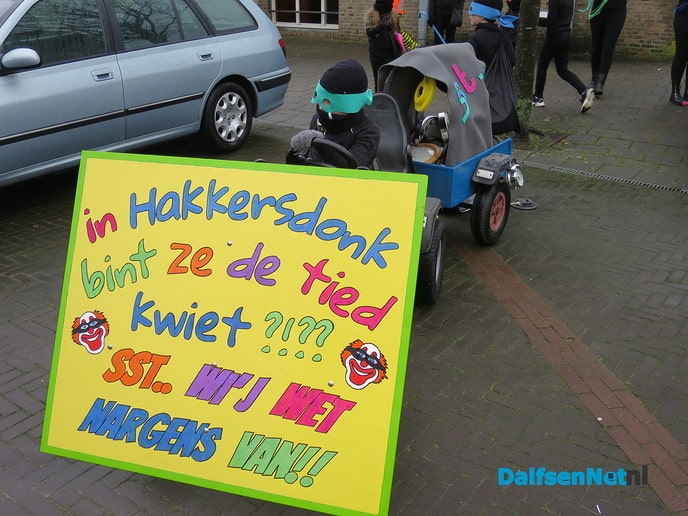 Ik zag ze vliegen tijdens de carnavalsoptocht in Hoonhorst - Foto: Wim