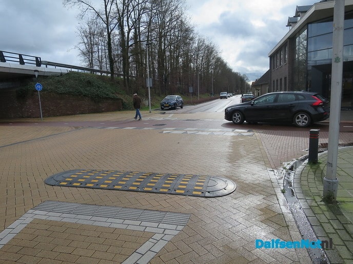 Gevaarlijke Fietsstraat oversteek Lemelerveld - Foto: Wim