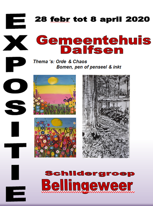 Schildergroep Bellingeweer exposeert - Foto: Gemeente Dalfsen