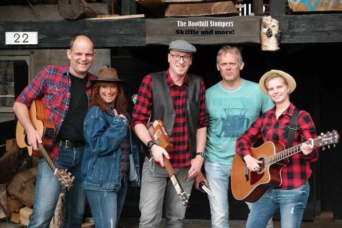 The Boothill Stompers skiffle-, blues- en Americana band in Dalfsen - Foto: Eigen geleverde foto
