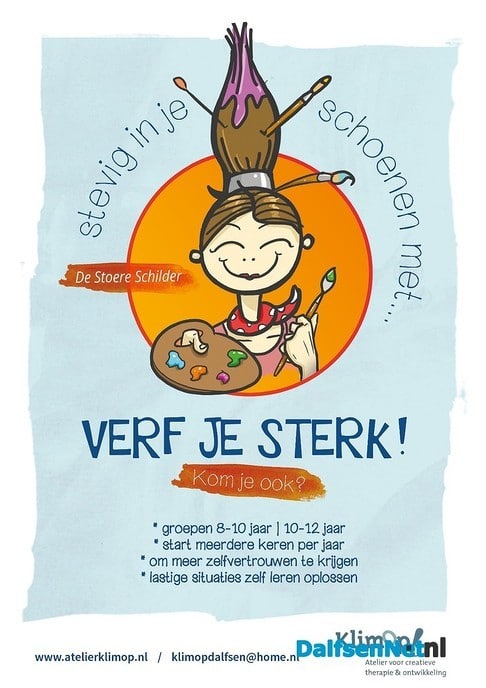 Start Verf je Sterk! groep voor kinderen 8-10 jaar - Foto: Ingezonden foto