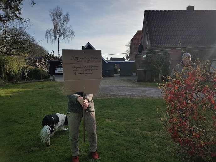 Wat een lieve buurvrouw - Foto: Gruune Jopie