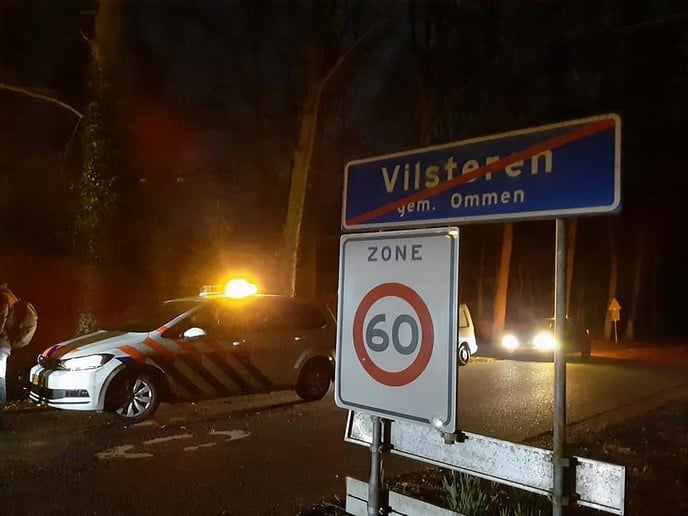 Eenzijdige aanrijding op de Vilsterseweg - Foto: Niels Jansen