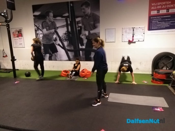 Fitness Clinic voor Dalvo A-selectie bij ProFit Gym - Foto: Ingezonden foto
