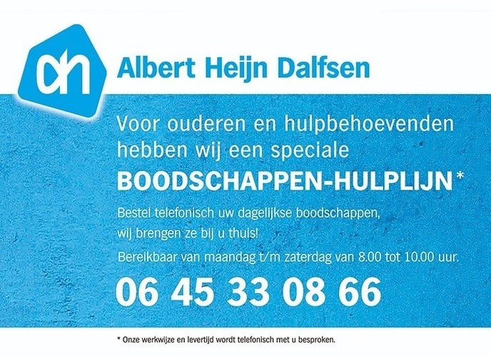 Albert Heijn Dalfsen Boodschappen-Hulplijn