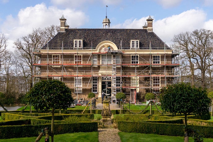Huize (paleis) den Berg in de steigers - Foto: Paul Scholten
