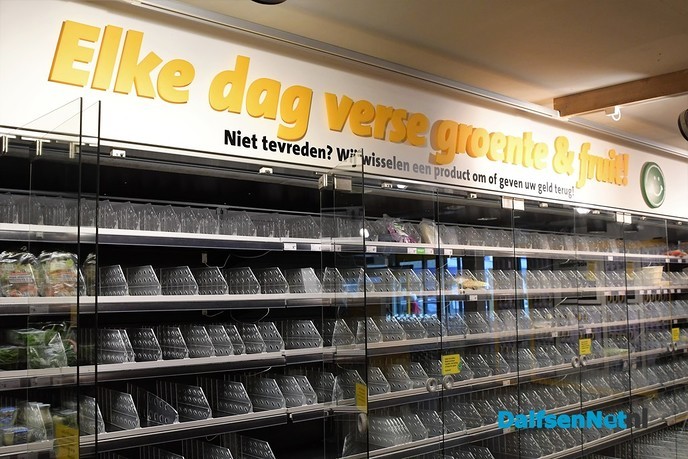 Jumbo Kamphuis vanaf nu gesloten i.v.m. de verbouwing - Foto: Johan Bokma