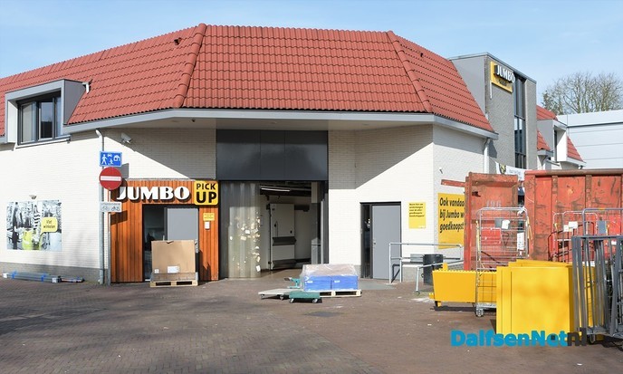 Verbouwing winkel Jumbo Kamphuis gestart - Foto: Johan Bokma