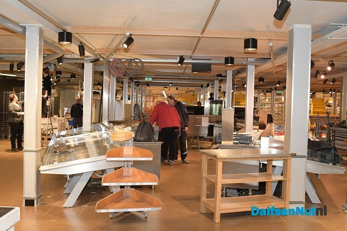 Verbouwing winkel Jumbo Kamphuis gestart - Foto: Johan Bokma