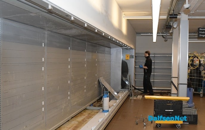 Verbouwing winkel Jumbo Kamphuis gestart - Foto: Johan Bokma