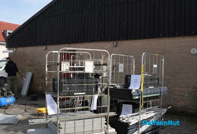 Verbouwing winkel Jumbo Kamphuis gestart - Foto: Johan Bokma