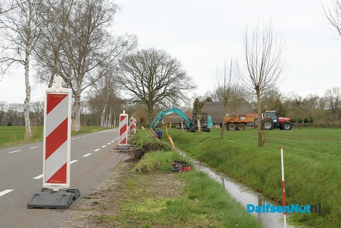 Update Wal valt in de sloot - Foto: Johan Bokma