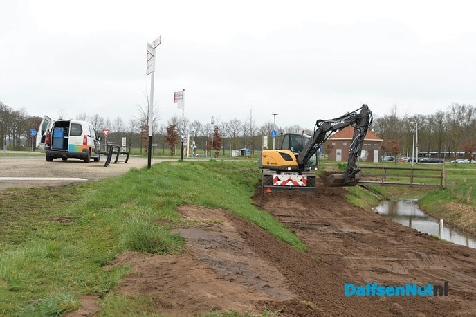 Het Waterschap voert herstelwerkzaamheden uit - Foto: Johan Bokma