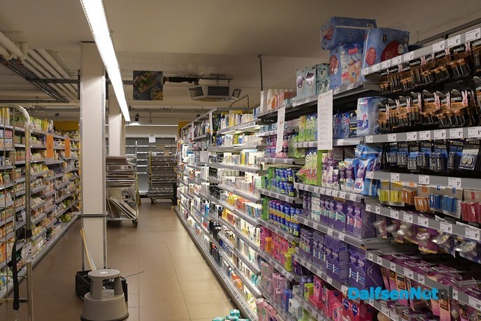 Dag 4 van de verbouwing Jumbo Kamphuis - Foto: Johan Bokma