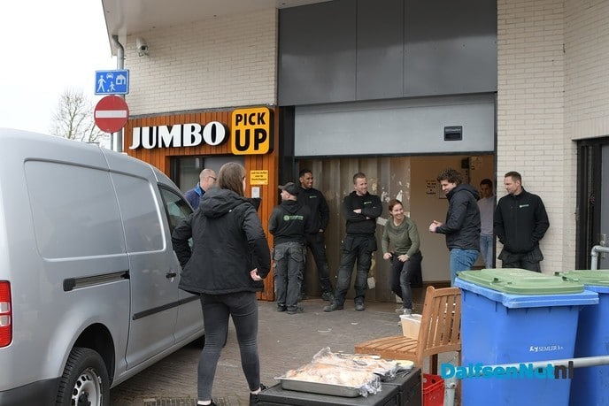 Dag 5 van de verbouwing Jumbo Kamphuis - Foto: Johan Bokma